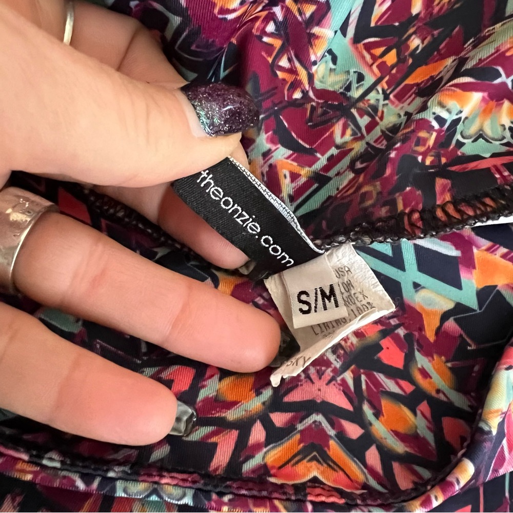 Onzie standard rise full length quick dry leggings S/M - Picture 4 of 5